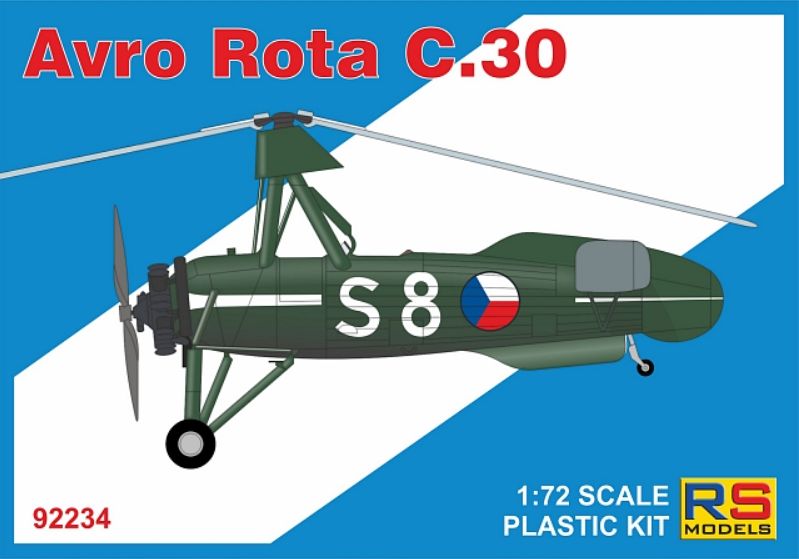 Available To Order – Avro Rota C.30A 4 Decal v. for GB Port Australia/New Zealand 1:72 RS Models (RSM 92234)