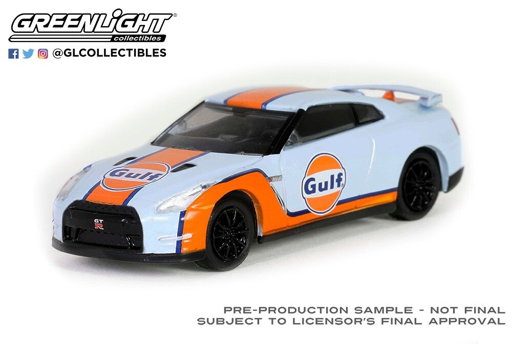2016 Nissan GT-R (R35) Gulf Hobby Exclusive 1:64 GreenLight Model Car (30477)