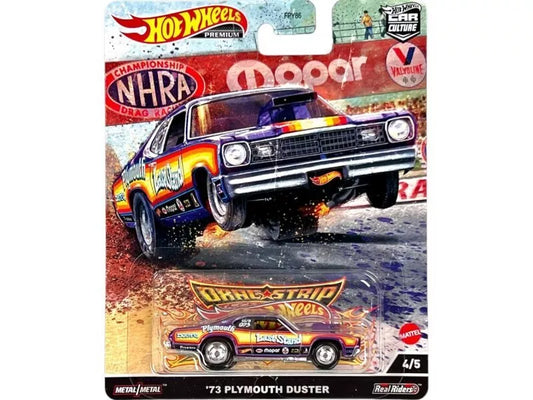 1:64 HOTWHEELS HCK22 DRAG STRIP DEMONS 4/5 '73 PLYMOUTH DUSTER