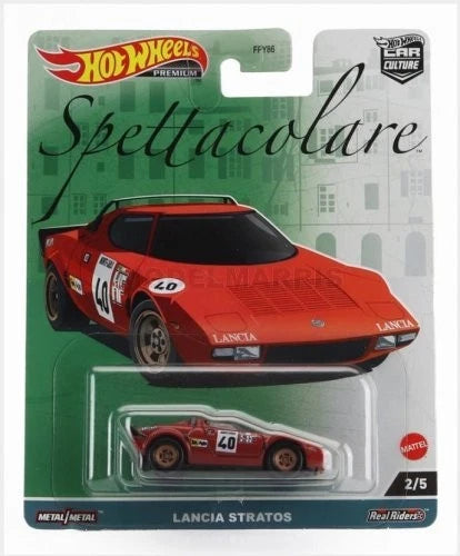 1:64 HOTWHEELS HKC49 SPETTACOLARE 2/5 LANCIA STRATOS