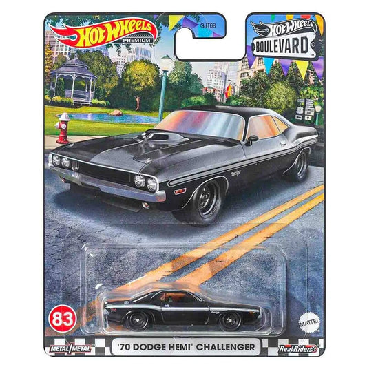 1:64 HOTWHEELS HKF25 BOULEVARD NO. 83 '70 DODGE HEMI CHALLENGER
