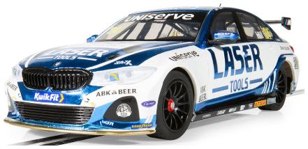 Available To Order – BMW 330e NGTC  - Laser Tools - Jake Hill 2023 in Clear Box 1:32 (SCA C4526)