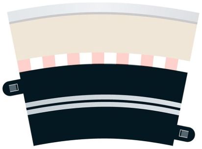 Available To Order – Single Lane Radius 3 Curve 22.5  x 4 (SCA C7017)
