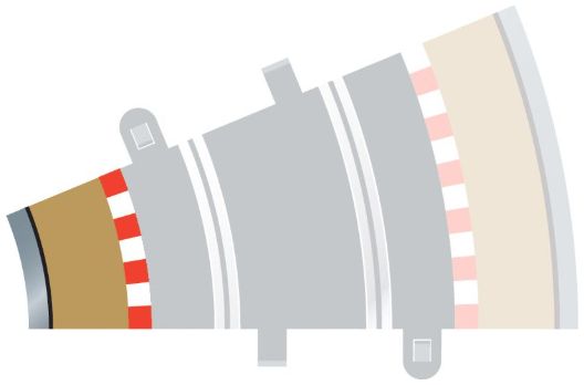 Available To Order – Radius 2 Curve Inner Borders 22.5  x 4 (SCA C8280)