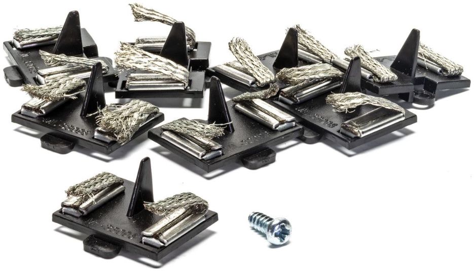 Micro Scalextric Spare Guide Blade Pack of 8 w/Screw 1:64 Scalextric Model