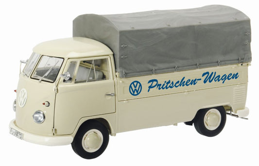 Available to Order – VW T1b Pick-up/canvas Roof 'vw Pritschen W Wagen' 1:18 Schuco Model (SHU 00372)