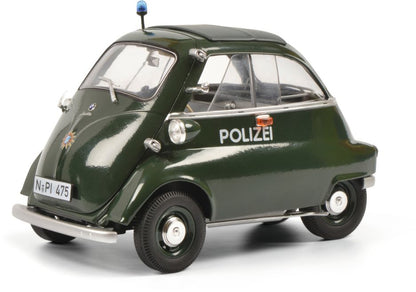 Available To Order – BMW Isetta Export 'police' Green 1:18 Schuco Model (SHU 00412)