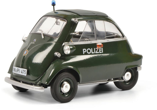 Available To Order – BMW Isetta Export 'police' Green 1:18 Schuco Model (SHU 00412)