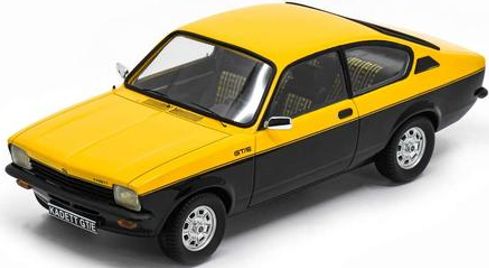 Available to Order – Opel Kadett GTE 1976 Black/yellow 1:18 Schuco Model (SHU 00543)