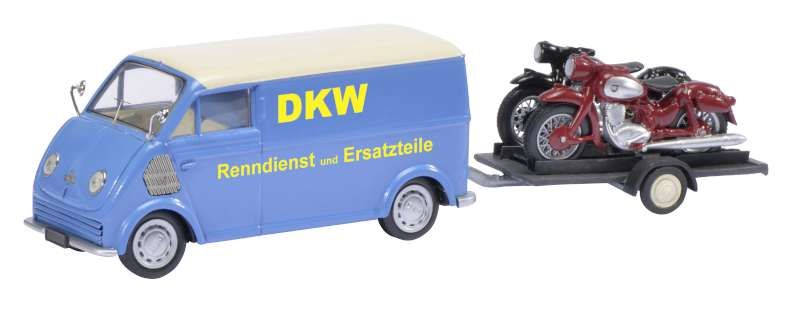 Available To Order – DKW Van & Trailer -DKW 1:43 (SHU 02388)
