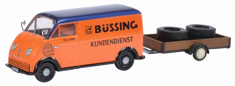 Available To Order – DKW Van & Trailer - Bussing 1:43 (SHU 02389)