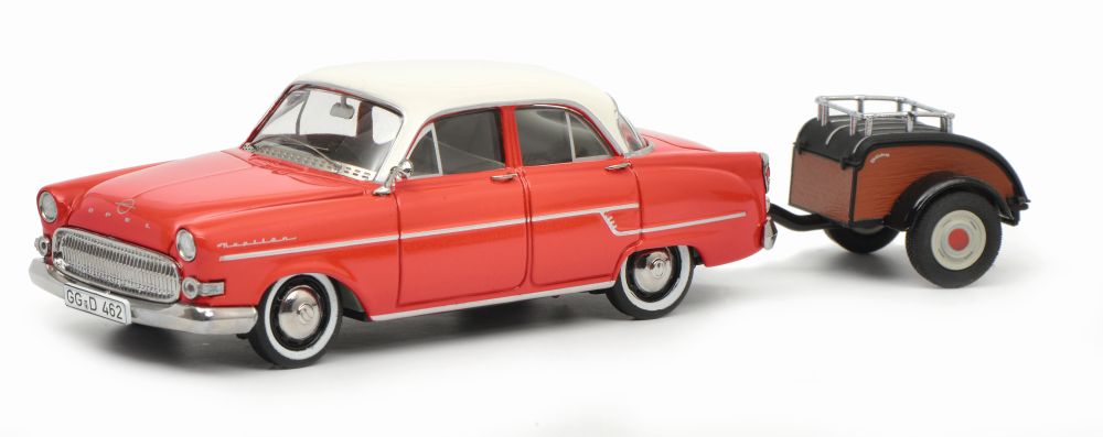 Available to Order – Opel Kapitaen w.Trailer 1:43 (SHU 02640)