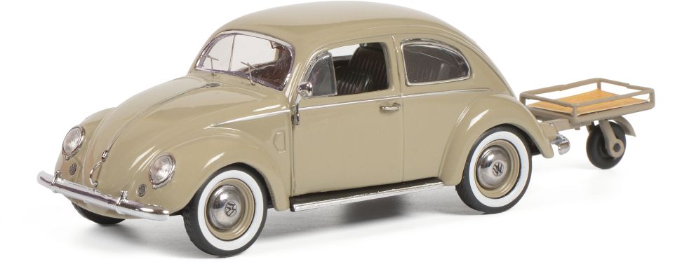 Available to Order – VW beetle with Trailer 'Auto Porter' 1:43 (SHU 02692)