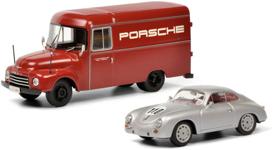 Available to Order – Opel Blitz 'Porsche' + Porsche 356 Coupe S 1:43 (SHU 03092)