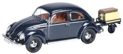 Available to Order – VW Beetlewith trailer - Dark Blue 1:43 (SHU 03894)