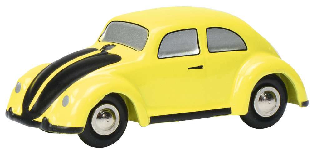 Available to Order – VW Kafer Yellow/Black (Pic) 1:90 (SHU 05615)