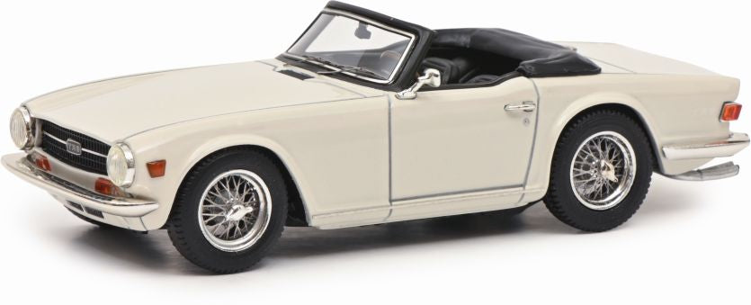 Available to Order – Triumph TR6 White PRO.R43 1:43 (SHU 09151)