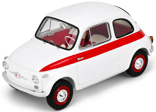 Available To Order – Fiat 500 Sport 1958 White/Red 1:18 (SHU 18U00024)