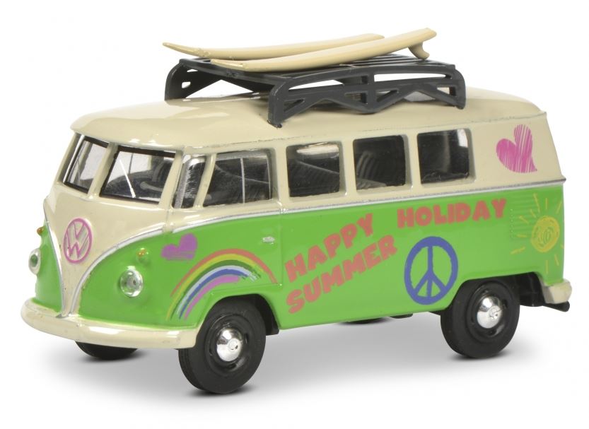 Available to Order – VW T1 Bus 'Surfer' Green/Grey 1:64 (SHU 20228)