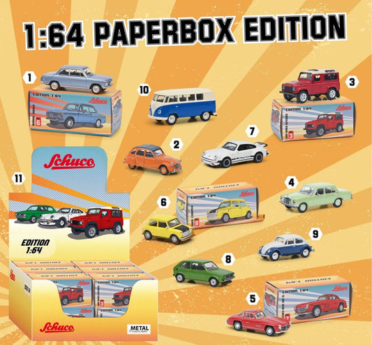 Available to Order – Paper Box Editon Set 20pcs (10 x 2pcs) 1:64 (SHU 20315)