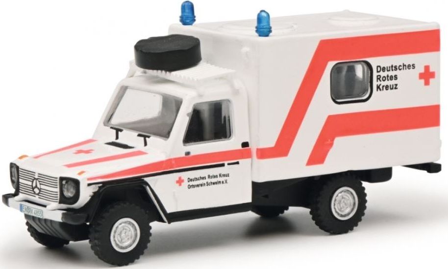 Available to Order – Mercedes Benz G Red Cross White 1:87 (SHU 26686)
