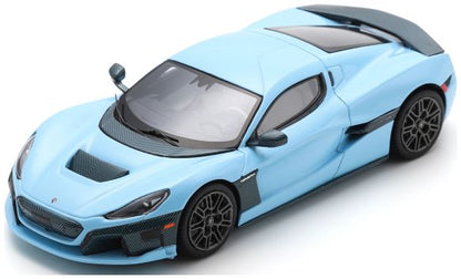 Available to Order – Rimac Nevera 2022 Stratos Blue 1:43 Schuco Model (SHU 43U00072)