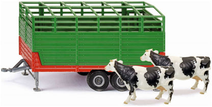 Available to Order – Livestock Trailer w/2 Cows 1:32 (SIK 2875)