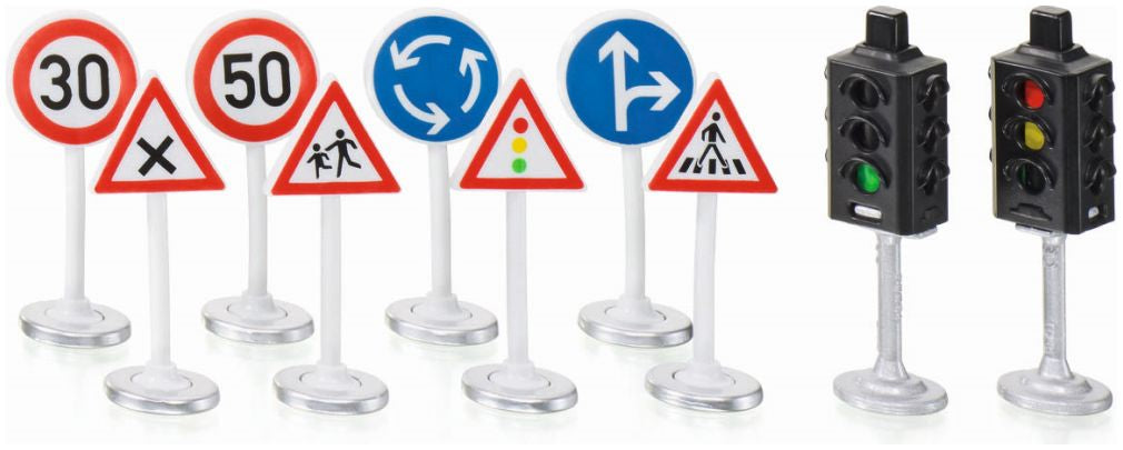 Available to Order – Traffic Lights and Road Signs 1:50 Siku Model (SIK 5597)