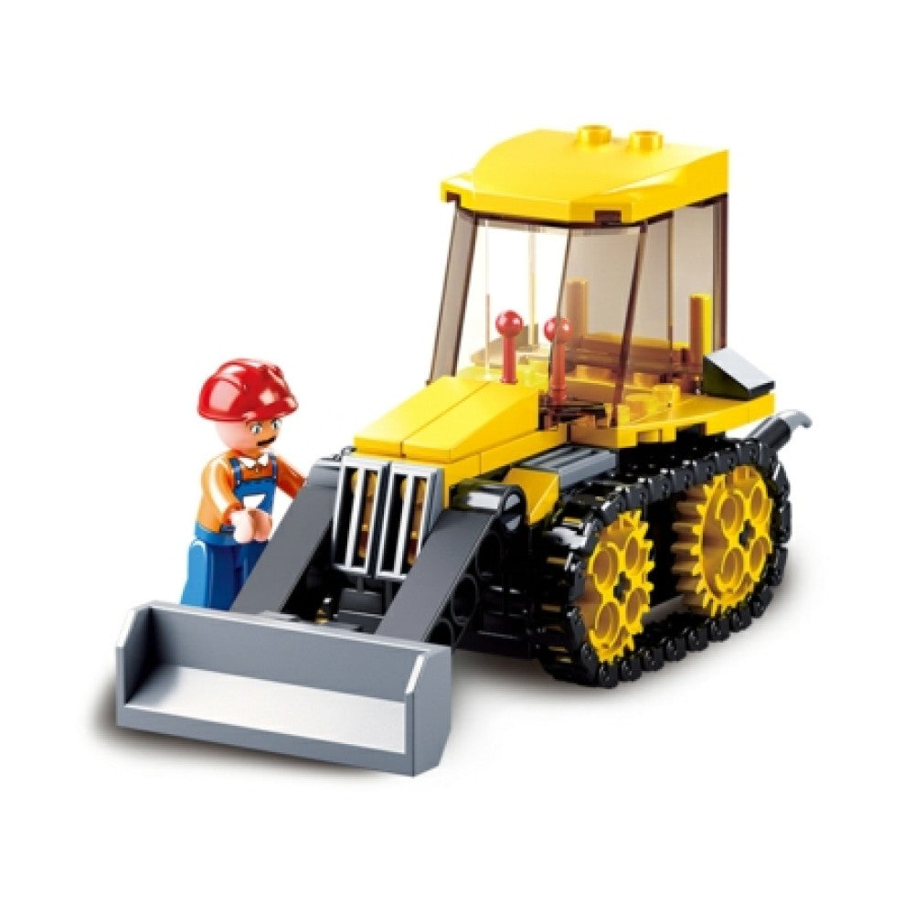 Available to Order – Town Construction Small Street Roller 132pcs Model (slm38-b0377d) Sluban Model (SLM38-B0377D)