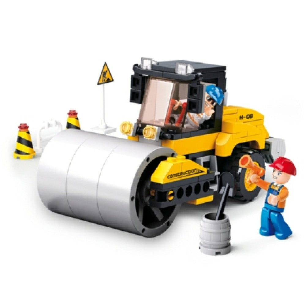 Available to Order – Town Construction Road Roller Model (slm38-b0539) Sluban Model (SLM38-B0539)