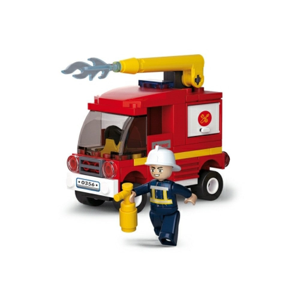 Available to Order – Fire Small Fire Truck 76pcs Model (slm38-b0622c) Sluban Model (SLM38-B0622C)