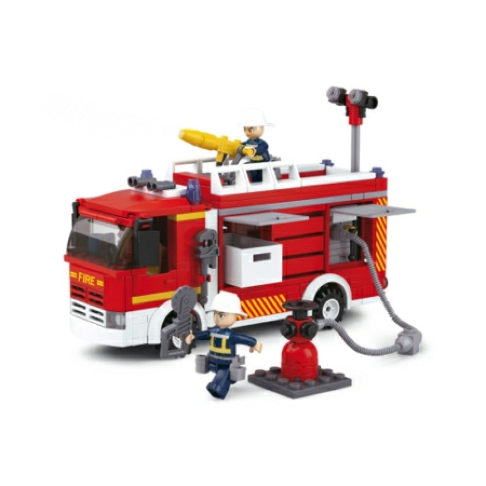 Available to Order – Fire Water-tank Lorry Model (slm38-b0626) Sluban Model (SLM38-B0626)