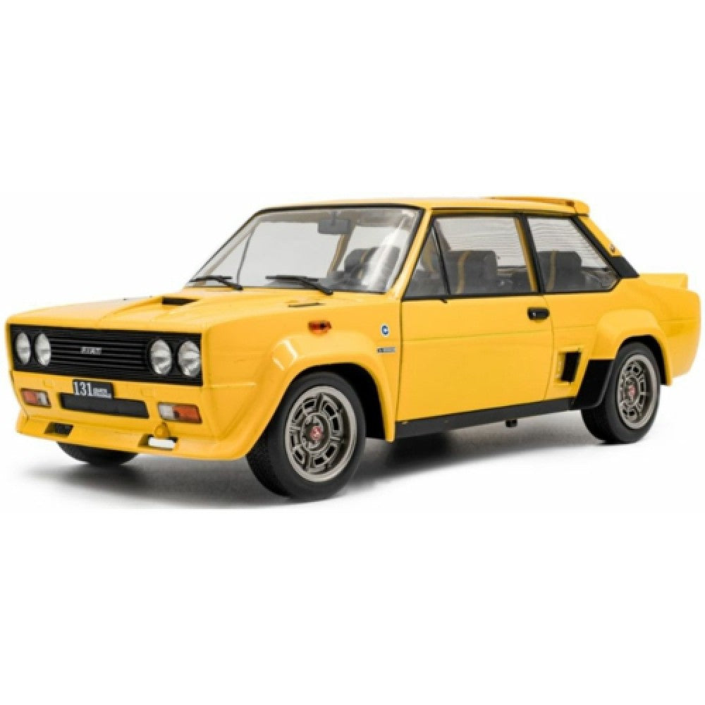 PRE ORDER STOCKS DUE SEPTEMBER / OCTOBER 2025 1/18 SOLIDO SOL1806006 FIAT 131 ABARTH YELLOW 1980
