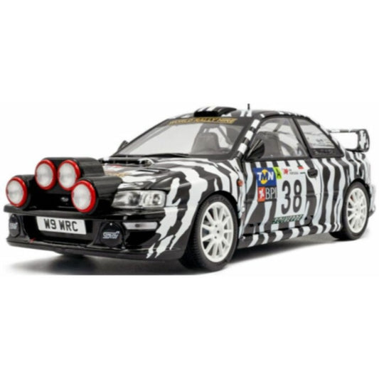 PRE ORDER STOCKS DUE DECEMBER 2025 / JANUARY 2026 1:18 SOLIDO SOL1807409 SUBARU IMPREZA S5 WRC99 BI COLOUR NO.38 HEATH/LANCASTER TAP RALLY PORTUGAL 2001