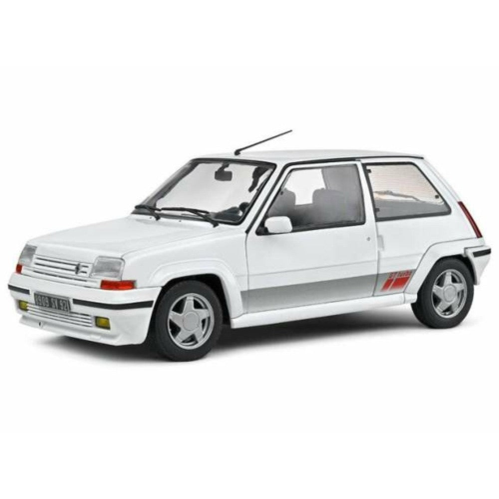 Available to Order – Renault 5 Gt Turbo MK2 White 1989 1:18 Model (sol1810002) 1:18 Solido Model (SOL1810002)