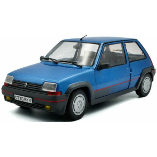 PRE ORDER STOCKS DUE DECEMBER 2025 / JANUARY 2026 1:18 SOLIDO SOL1810004 RENAULT 5 GT TURBO MK1 BLEU ALPINE 1985