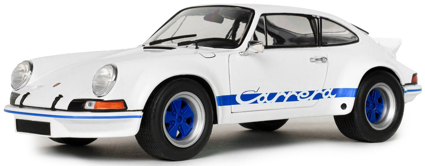 Available to Order – Porsche 911 RSR White/Blue Carrera Stripes 1973 1:18 (SOL 1801119)
