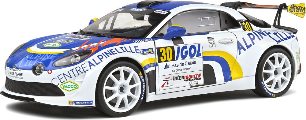 Available To Order – Alpine A110 RGT Rallye Du Touquet 2020 Delecour #30 1:18 (SOL 1801608)