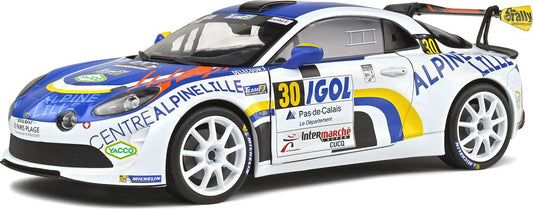 Available To Order – Alpine A110 RGT Rallye Du Touquet 2020 Delecour #30 1:18 (SOL 1801608)