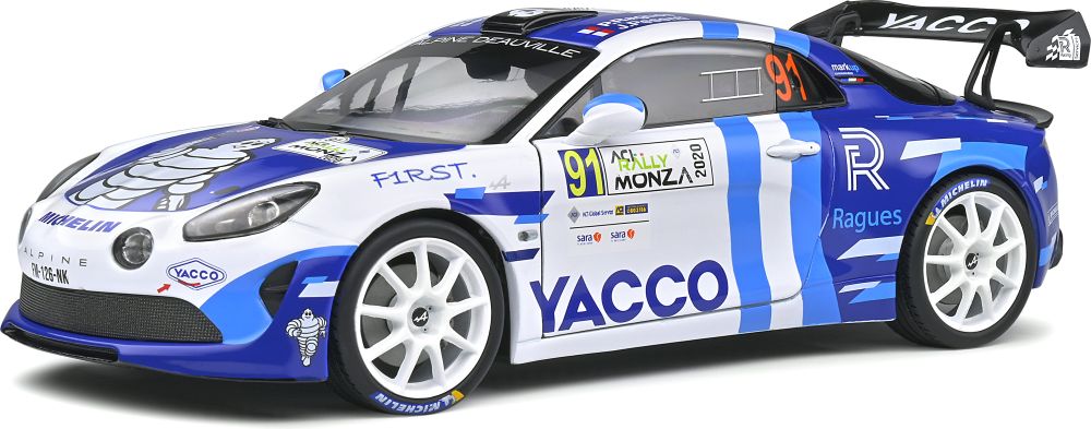 Available To Order – Alpine A100 Rally 2020 Rally Monza #91 1:18 (SOL 1801613)
