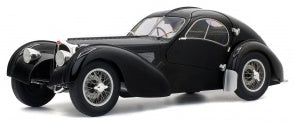 Available To Order – Bugatti Type 57 SC Atlantic Black 1937 1:18 Solido Model (SOL 1802101)