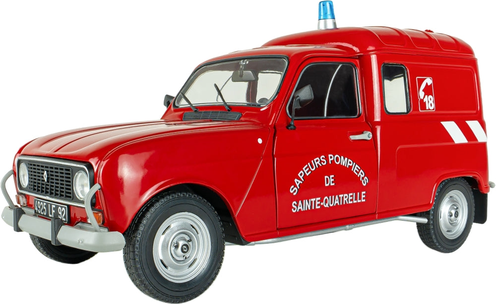 Renault 4LF4 Pompier Red 1976 1:18 Solido Model