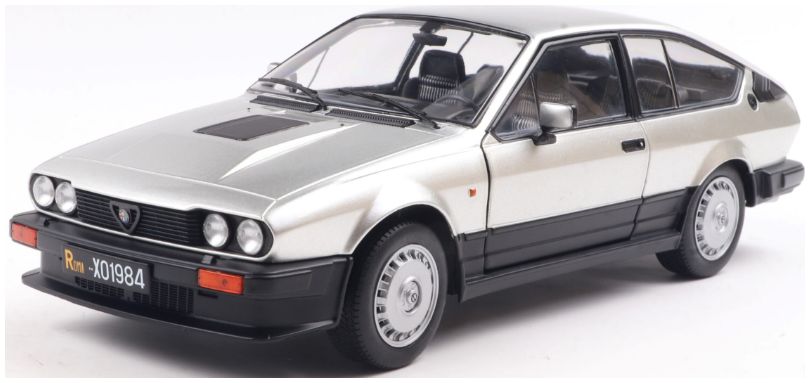 Available to Order – Alfa Romeo GTV6 Silver 1984 1:18 Solido (SOL 1802307)
