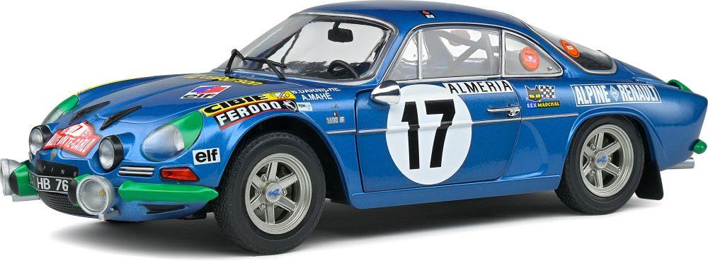 Available To Order – Alpine A110 1600S Blue Rally De Monte Carlo 1972 1:18 (SOL 1804206)