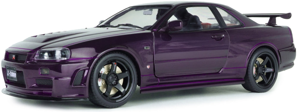 Available to Order – Nissan Skyline (R34) GT-R Z Tune Midnight Purple 1999 1:18 (SOL 1804311)
