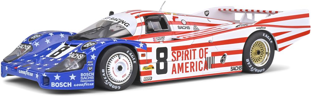Available to Order – Porsche 956LH 24H Le Mans 1986 Follmer/ Morton/Miller #8 1:18 (SOL 1805503)