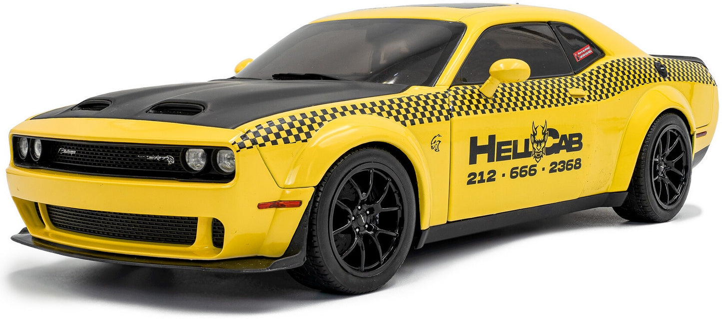 Available To Order – Dodge Challenger SRT Hellcat Redeye Widebody NYC Hellcab 2023 1:18 (SOL 1805716)