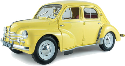 Available To Order – Renault 4CV Beige (Jaune Infante) 162 1961 1:18 Solido Model (SOL 1806607)
