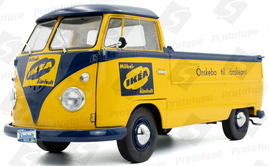 Available to Order – VW T1 Pick-Up Yellow 1950 - Ikea 1:18 (SOL 1806709)