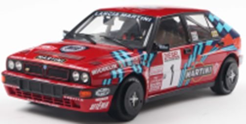 Available to Order – Lancia Delta HF Integrale Red #1 M.Biasion T.Siviero Rally San Remo 1989 1:18 (SOL 1807808)